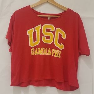 USC Gamma‎ Phi Crop Top